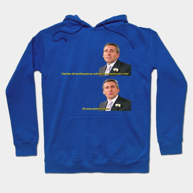 Michael Scott in the wedding‬‏ . The office Hoodie by Yaman